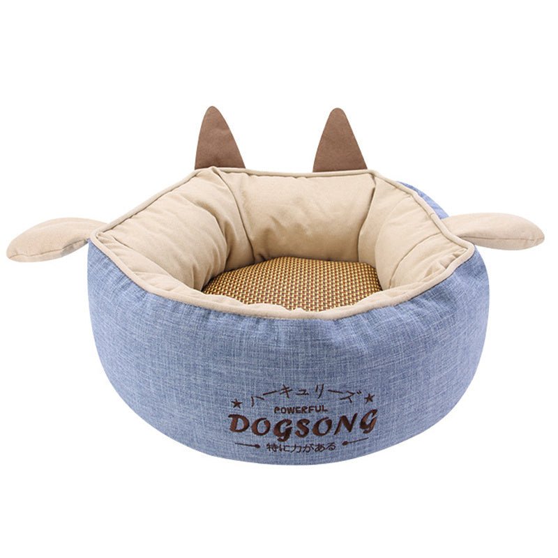 Removable and Washable Cat Nest Dog Bed Pet Cave Teddy Bichon Dog Cushion Lamb Wool Soft Comfortable and Durable - Shop Ornavi