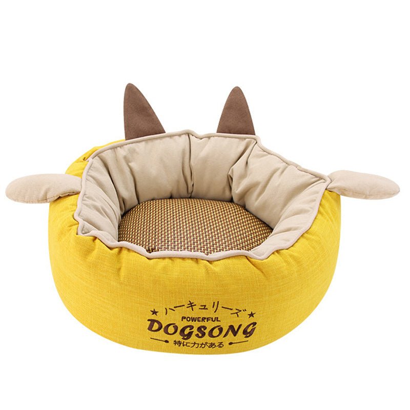 Removable and Washable Cat Nest Dog Bed Pet Cave Teddy Bichon Dog Cushion Lamb Wool Soft Comfortable and Durable - Shop Ornavi