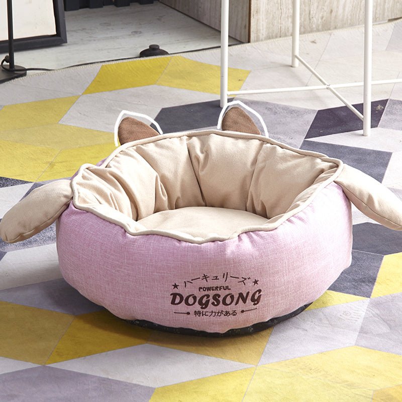 Removable and Washable Cat Nest Dog Bed Pet Cave Teddy Bichon Dog Cushion Lamb Wool Soft Comfortable and Durable - Shop Ornavi