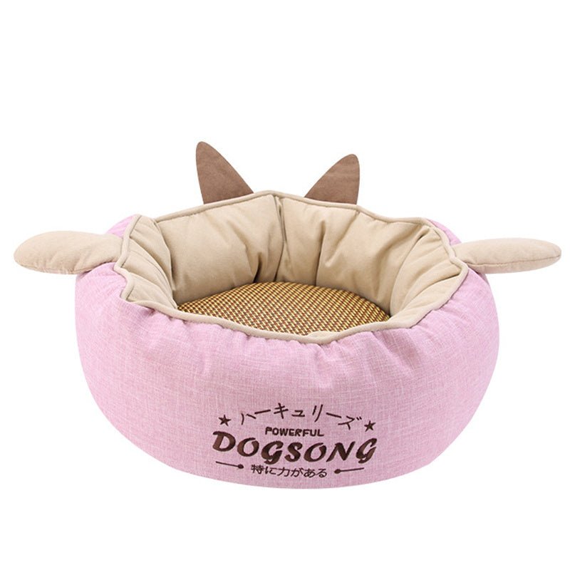 Removable and Washable Cat Nest Dog Bed Pet Cave Teddy Bichon Dog Cushion Lamb Wool Soft Comfortable and Durable - Shop Ornavi