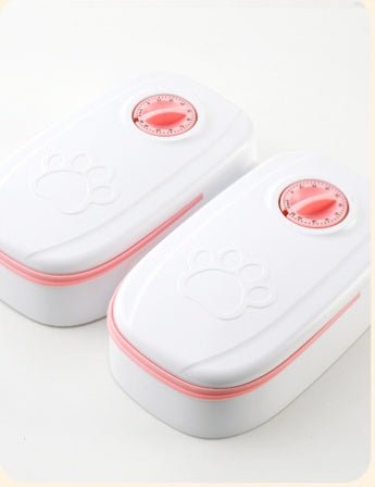 Automatic Pet Feeder Smart Food Dispenser For Cats Dogs Timer Stainless Steel Bowl Auto Dog Cat Pet Feeding Pets Supplies - Shop Ornavi