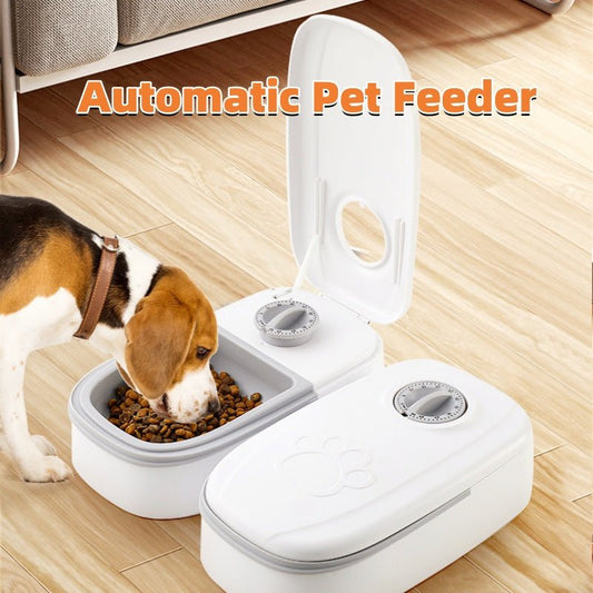 Automatic Pet Feeder Smart Food Dispenser For Cats Dogs Timer Stainless Steel Bowl Auto Dog Cat Pet Feeding Pets Supplies - Shop Ornavi