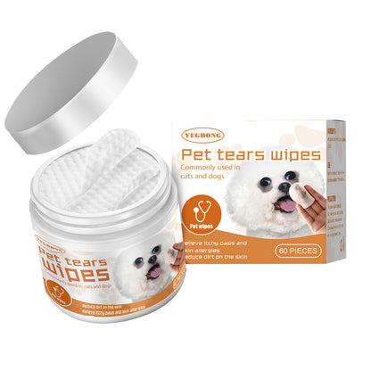 Yegbong Pet Wet Wipes – Tear Stain & Eye Cleaning Pads for Dogs & Cats - Shop Ornavi