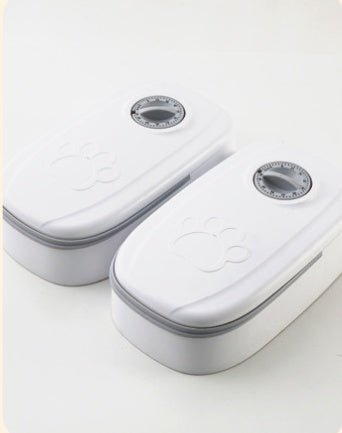 Automatic Pet Feeder Smart Food Dispenser For Cats Dogs Timer Stainless Steel Bowl Auto Dog Cat Pet Feeding Pets Supplies - Shop Ornavi