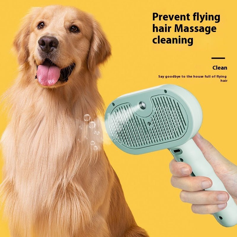 Pets Spray Hair Comb Pet Hair Remover Cleaning Brush Cats Grooming Dog Accessories Tools Dematting Water Mist Humidifier Comb Pet Supplies - Shop Ornavi