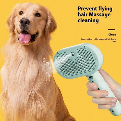 Pets Spray Hair Comb Pet Hair Remover Cleaning Brush Cats Grooming Dog Accessories Tools Dematting Water Mist Humidifier Comb Pet Supplies - Shop Ornavi