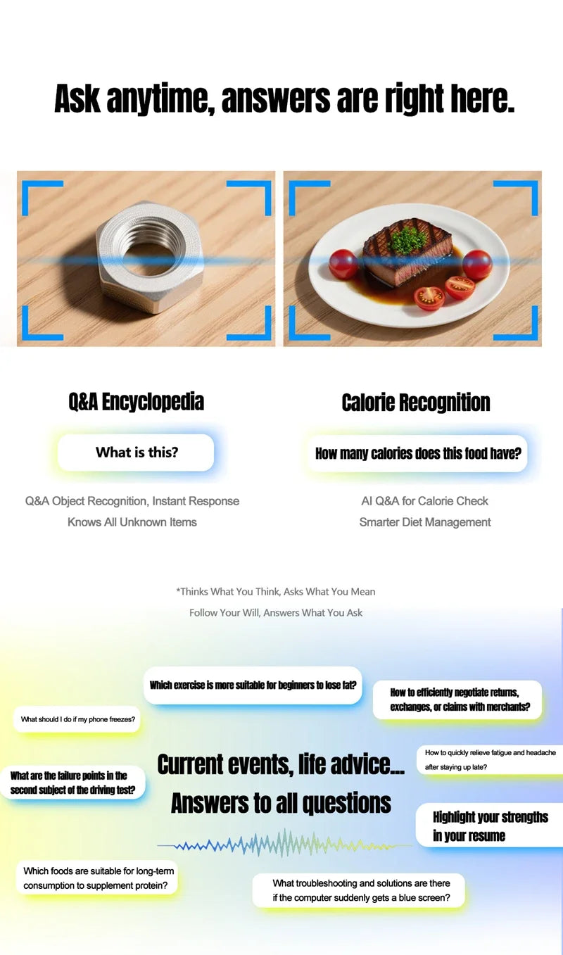 AI Smart Glasses 8K HD Photochromic Multifunction Translate Camera Glasse Bluetooth Calling Voice Assistant Music Player