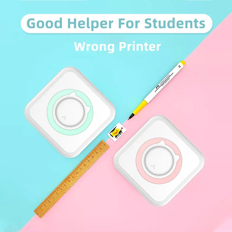 Mini Thermal Printer Wirelessly BT 203dpi