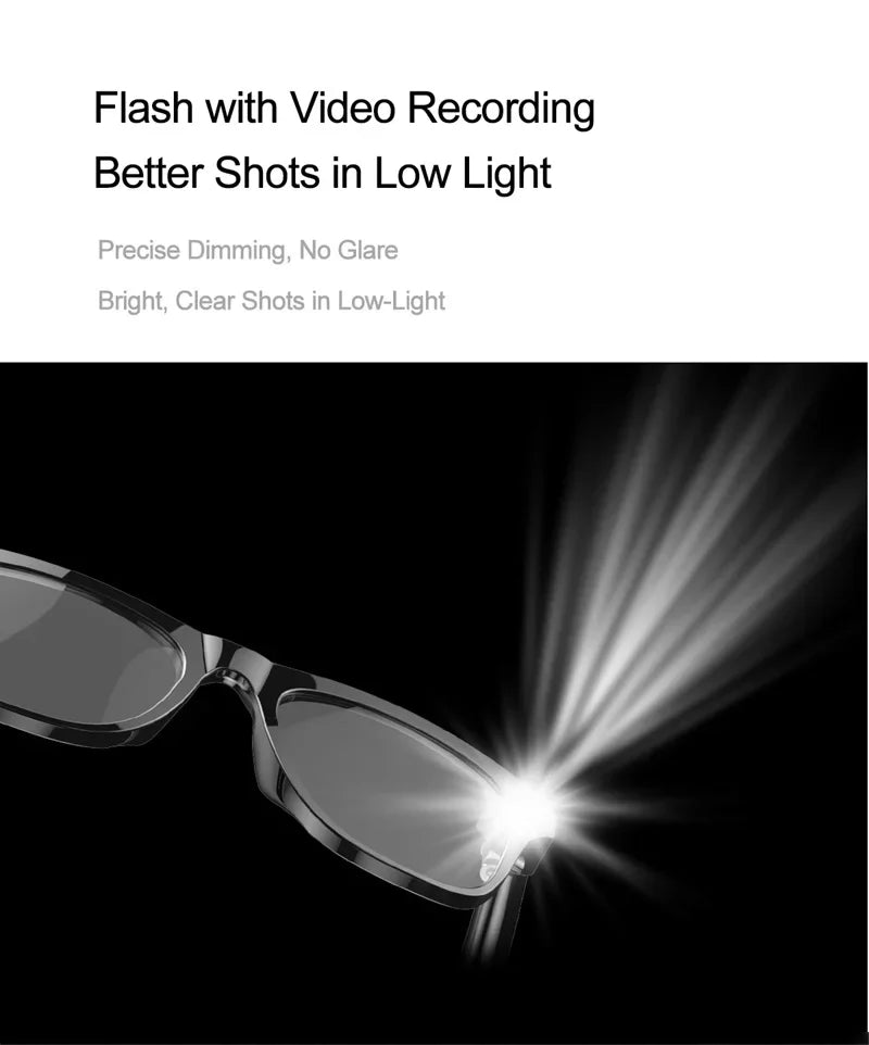 AI Smart Glasses 8K HD Photochromic Multifunction Translate Camera Glasse Bluetooth Calling Voice Assistant Music Player