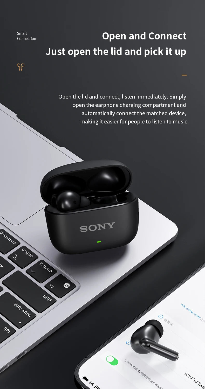 Original SONY S300 TWS Wireless Earphones In Ear Bluetooth True Sport Headphones HiFI Stereo Game Waterproof Headset With Mic