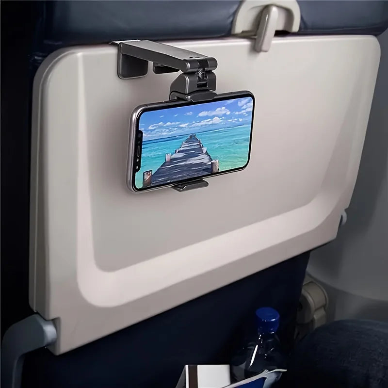 1/2pcs,Phone Holder-Car & Tabletop Mount for Hands-Free Viewing, The Ideal Gift for Travel Enthusiasts, Plane Travel Accessories