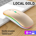 Wireless Mouse RGB Rechargeable USB 2.4GHz Bluetooth Mice Wireless Computer Mause LED Backlit Ergonomic Gaming Mouse For Laptops