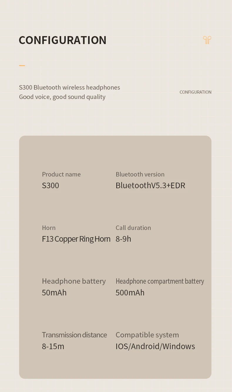 Original SONY S300 TWS Wireless Earphones In Ear Bluetooth True Sport Headphones HiFI Stereo Game Waterproof Headset With Mic