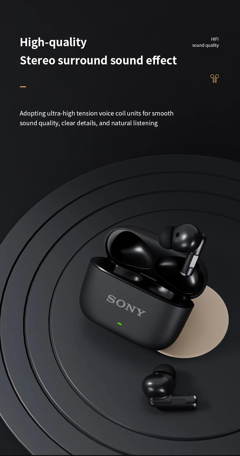 Original SONY S300 TWS Wireless Earphones In Ear Bluetooth True Sport Headphones HiFI Stereo Game Waterproof Headset With Mic