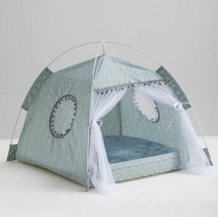 Cat Tent House – Portable Enclosed Pet Bed for Cats & Small Dogs - Shop Ornavi