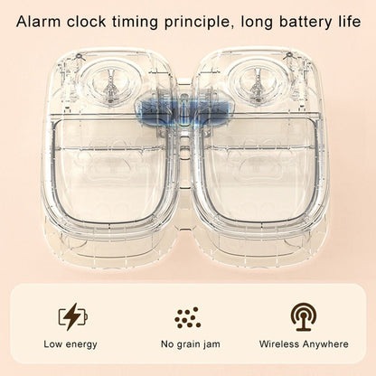 Automatic Pet Feeder Smart Food Dispenser For Cats Dogs Timer Stainless Steel Bowl Auto Dog Cat Pet Feeding Pets Supplies - Shop Ornavi