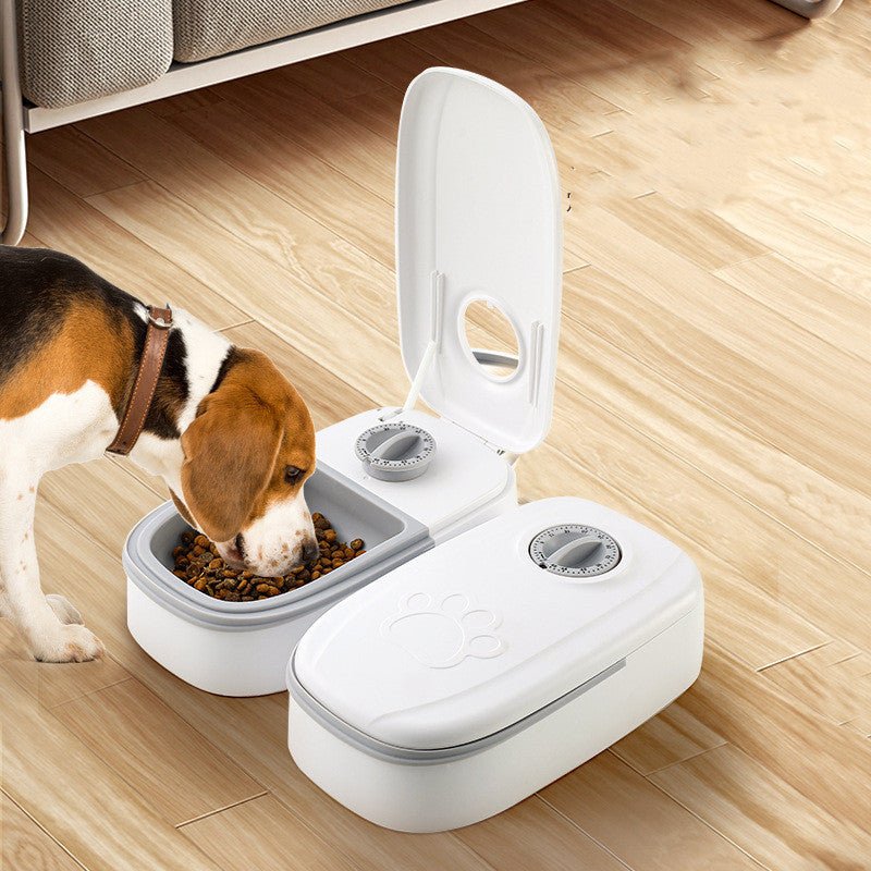 Automatic Pet Feeder Smart Food Dispenser For Cats Dogs Timer Stainless Steel Bowl Auto Dog Cat Pet Feeding Pets Supplies - Shop Ornavi